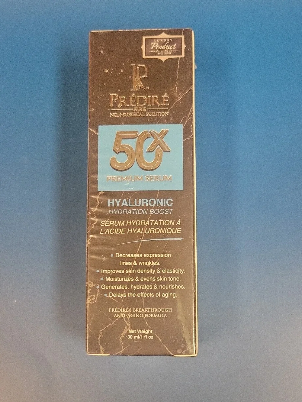 Prédiré 5X Hyaluronic Hydration Boost Serum - Blue & GoldPrédiré 5X Hyaluronic H
